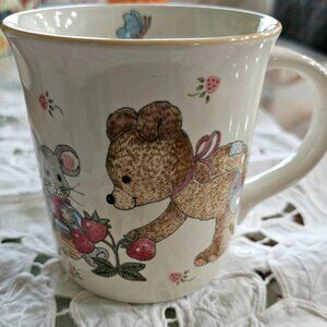 MIKASA  Vintage CC018 Malaysia Teddy Bear Mouse Mug